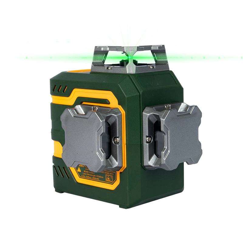 3D innebygd litiumbatteri grønt lasernivå