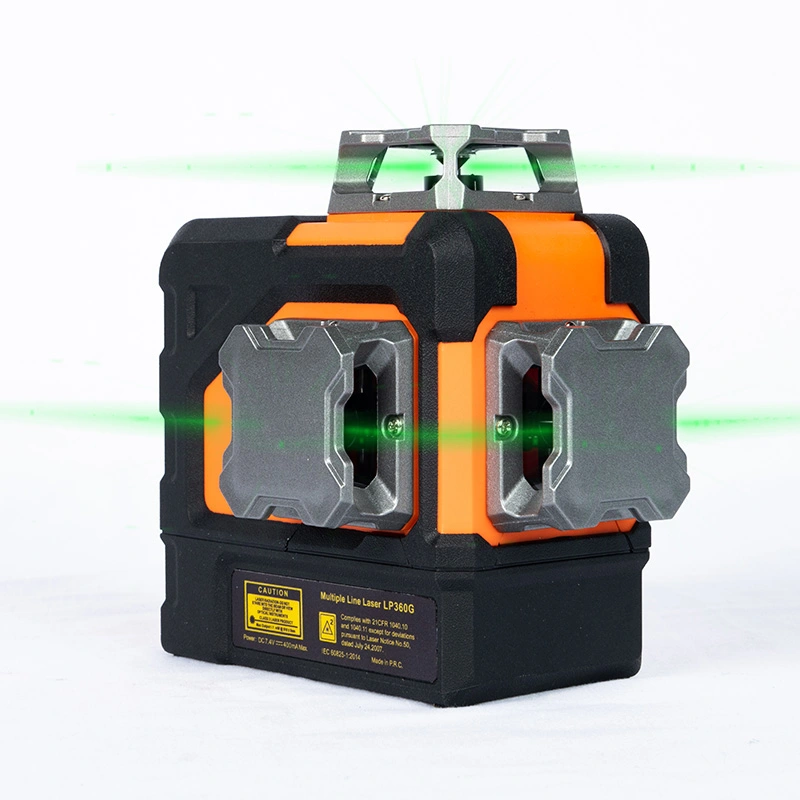 3D -grønn lasernivå