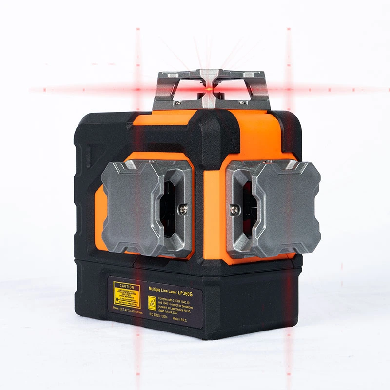 3D super knallrød lasernivå