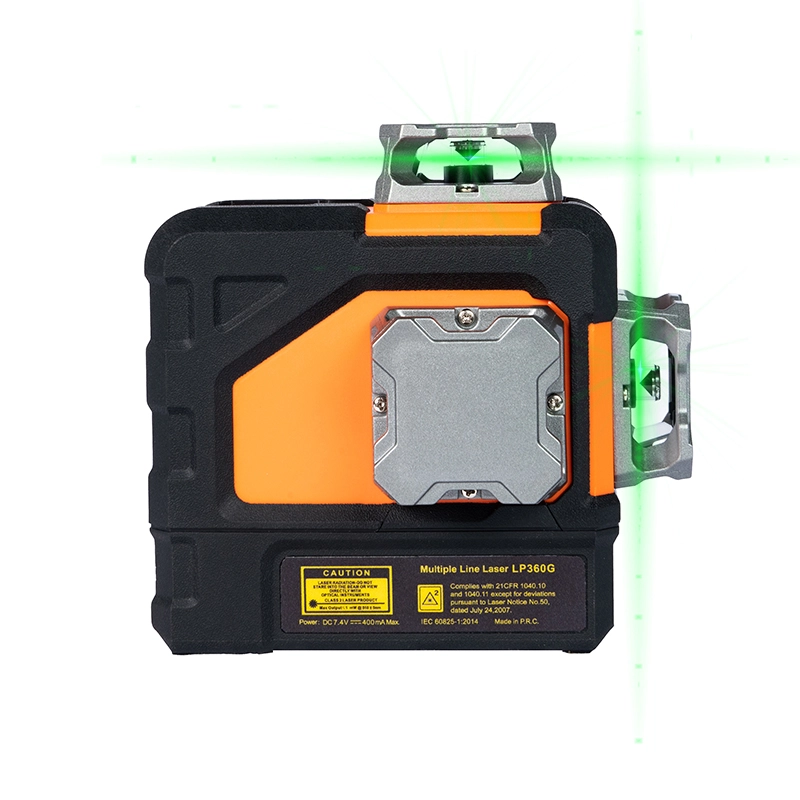 3x360 ° grønn lasernivå