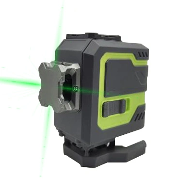 Grønne 16 linjer innebygd litiumbatteri-lasernivå